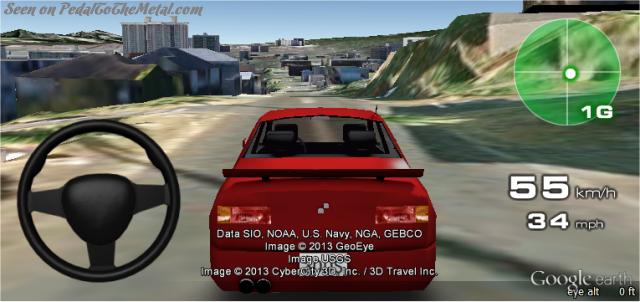 Que tal dirigir no Google Maps? Com o Driving Simulator 3D, isso